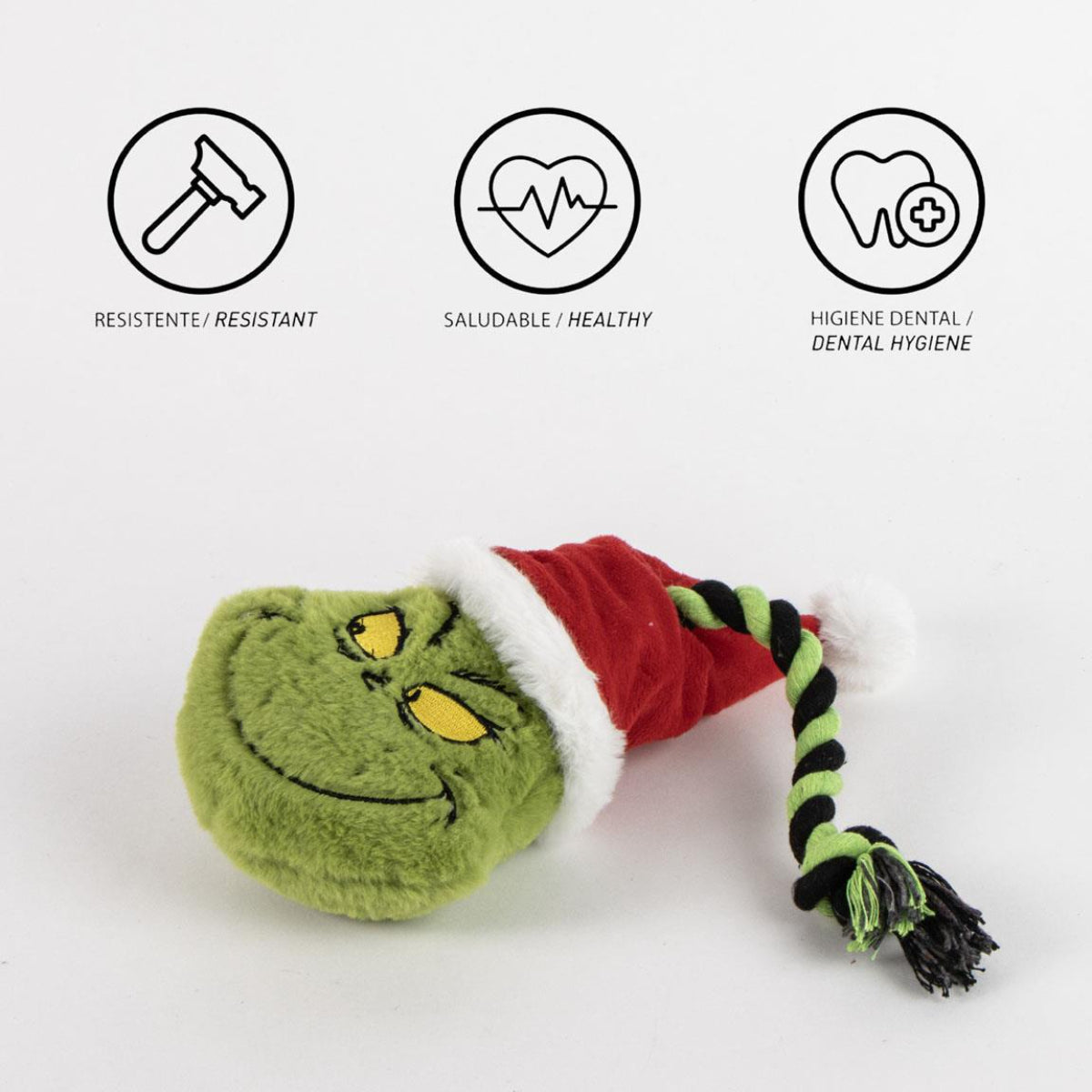 The Grinch Hundespielzeug Seil für Kauen Spielen und Beschäftigung