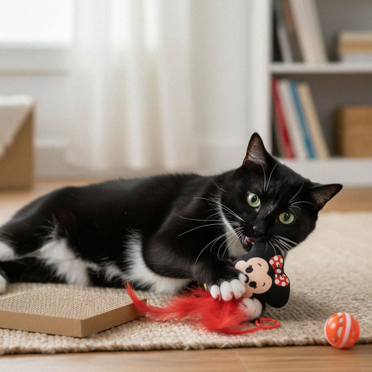 Disney Minnie Mouse Katzen Spielzeug Set mit Lizenzmotiv
