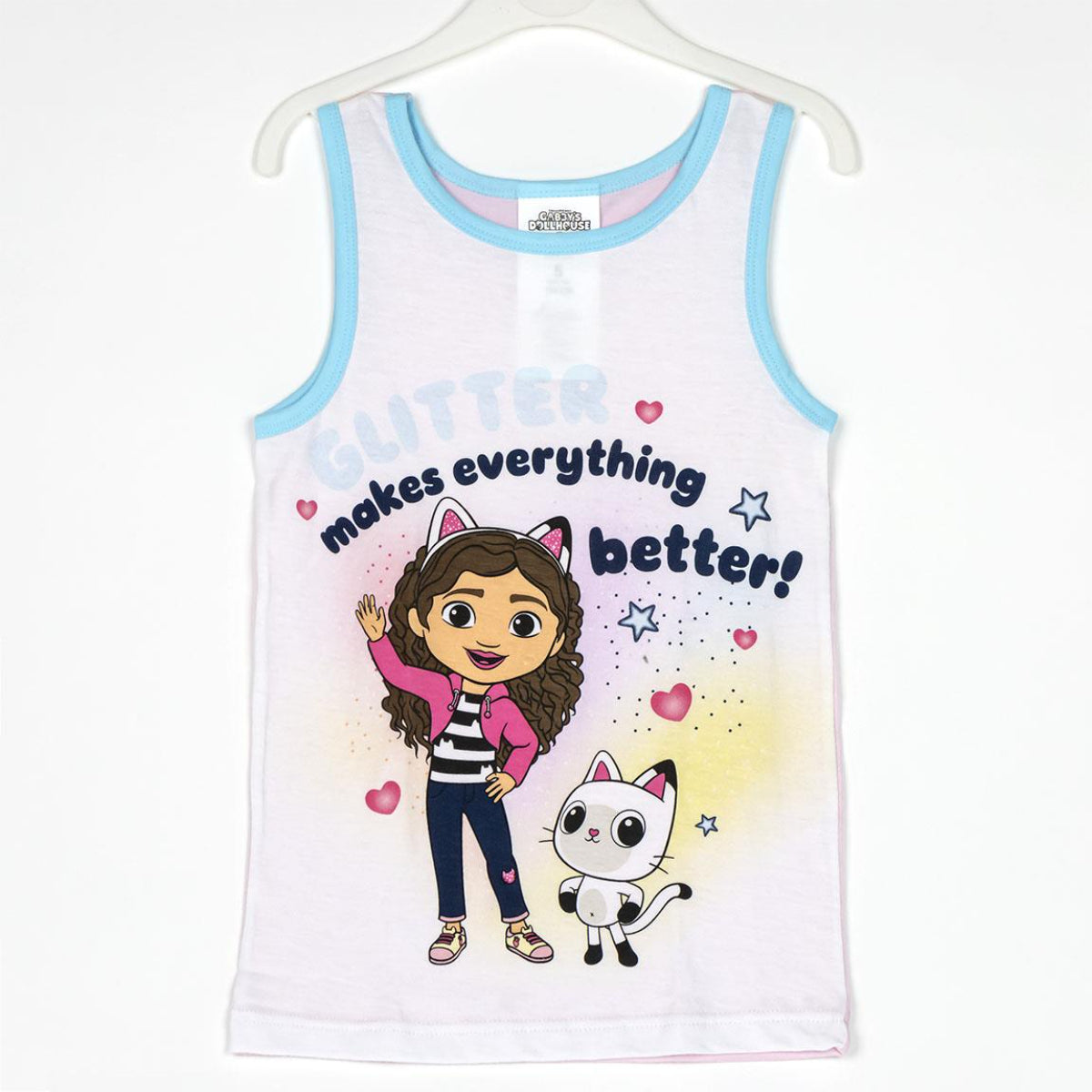 Gabby´s Dollhouse Schlafanzug Kinder Pyjama Set & Nachtwäsche aus 100 % Baumwolle mit Tasche