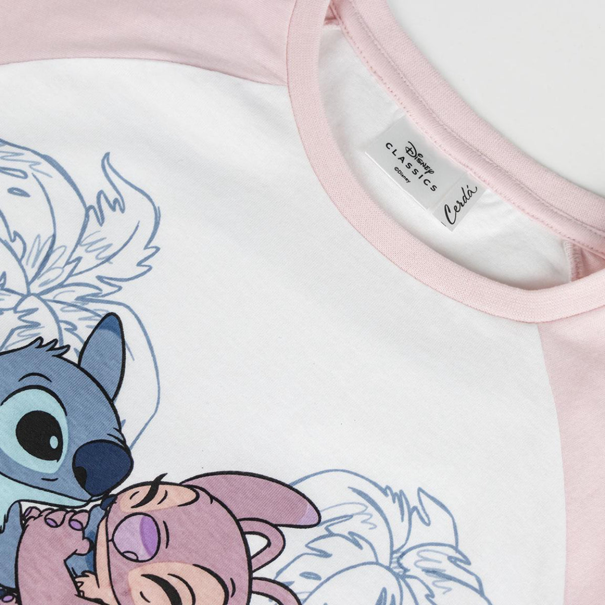 Lilo & Stitch Schlafanzug Kinder Pyjama T-Shirt & Short aus 100 % Baumwolle