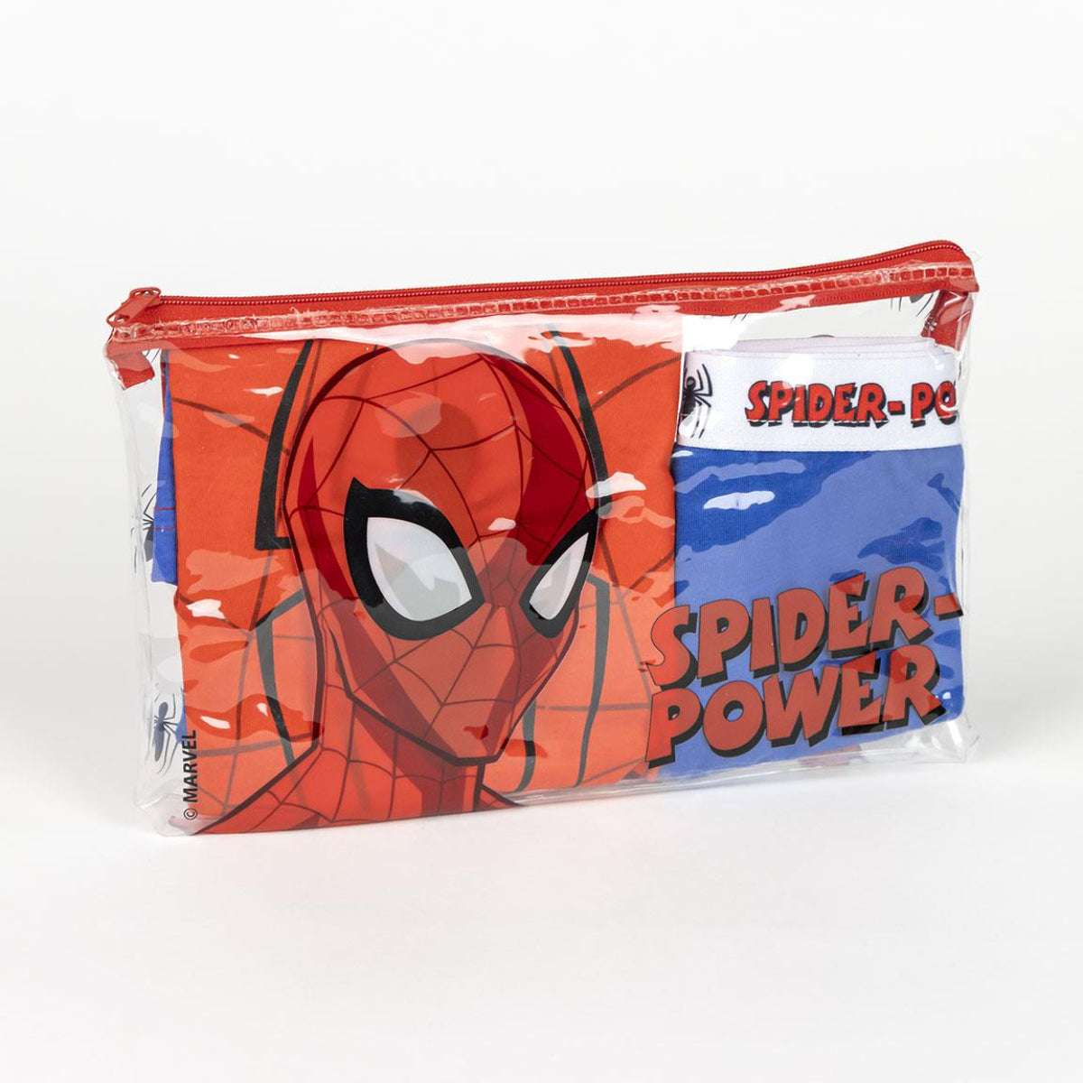 Spiderman Schlafanzug Kinder Pyjama Set & Nachtwäsche aus 100 % Baumwolle mit Tasche