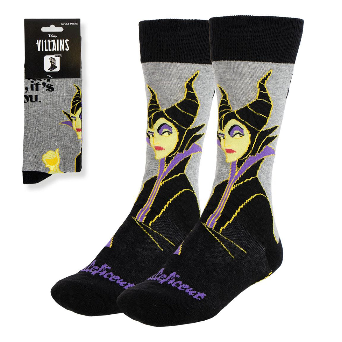 Disney Villanas 1 Paar Socken mit komfortabler Passform in Größe 36–43