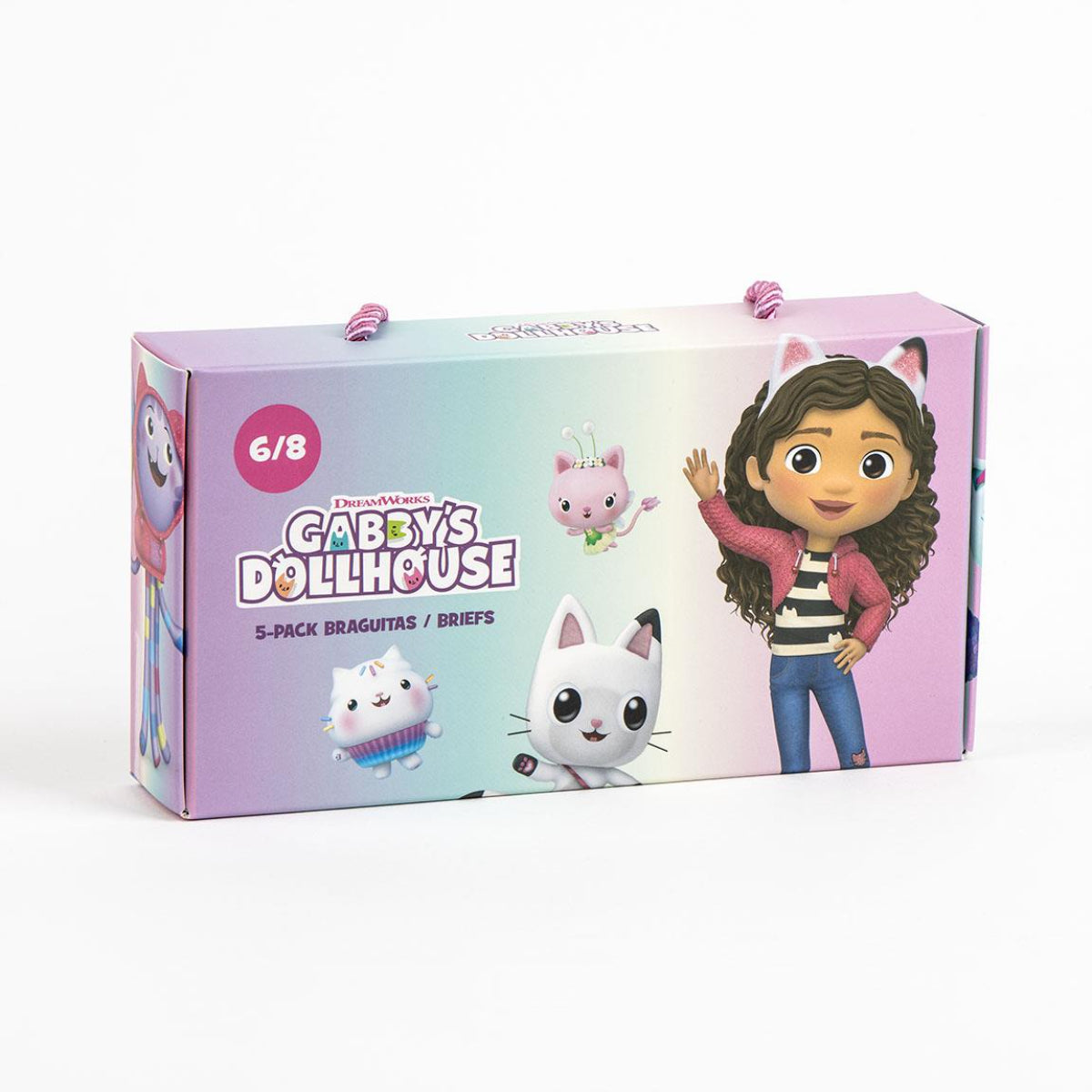 Gabby’s Dollhouse Mädchen Unterhosen 5er Set Baumwoll Slips Kinderwäsche