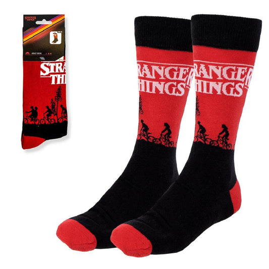 Stranger Things Motivsocken 38-45 Bequeme Freizeit Socken Unisex Serien Fan