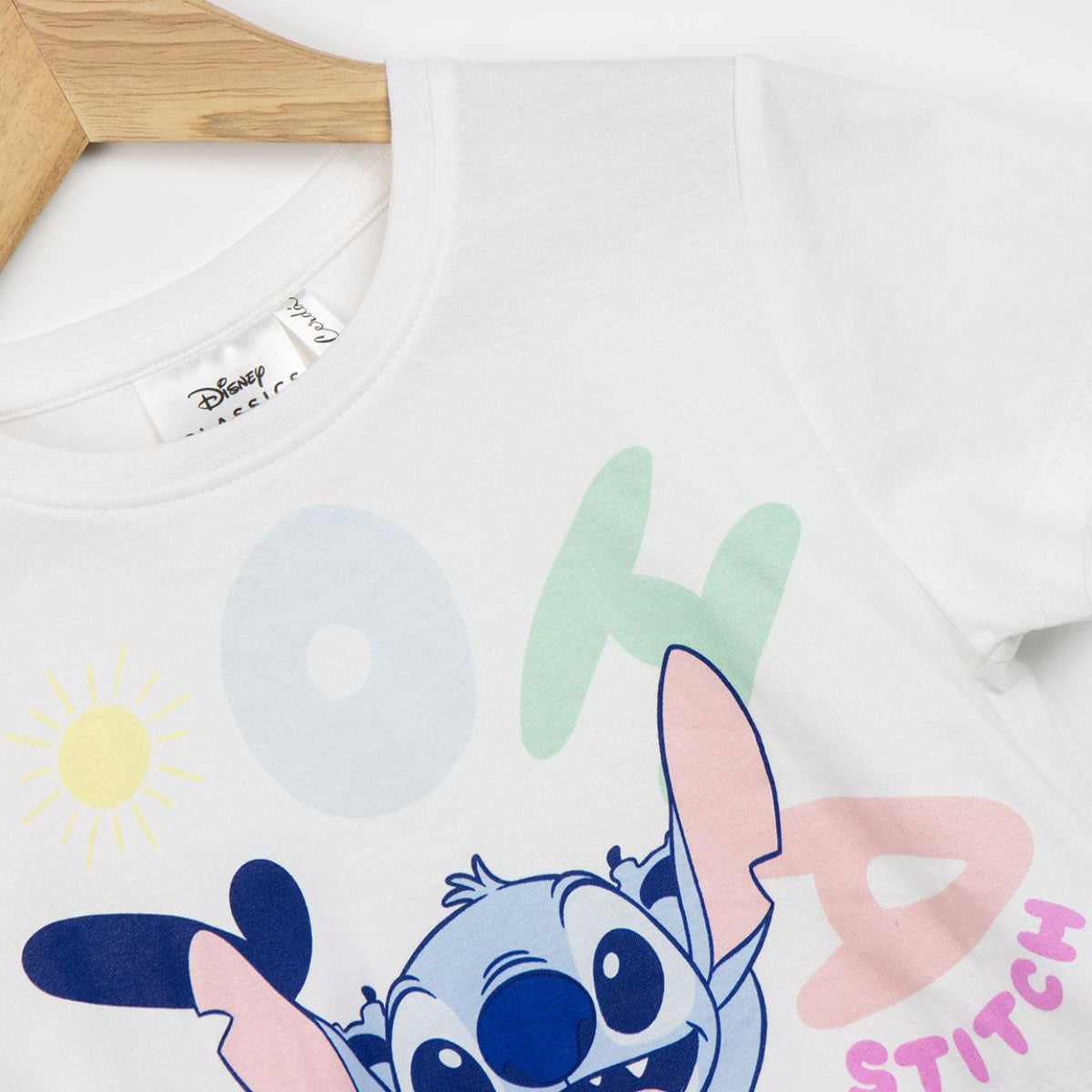 Disney Stitch Kurzarmshirt Kinder Baumwollshirt Freizeit Sommer Kleidung