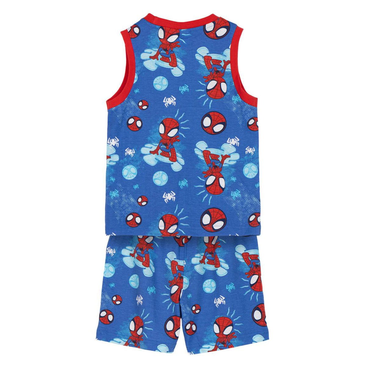 Spidey Schlafanzug Kinder Pyjama Hemd & Short aus 100 % Baumwolle