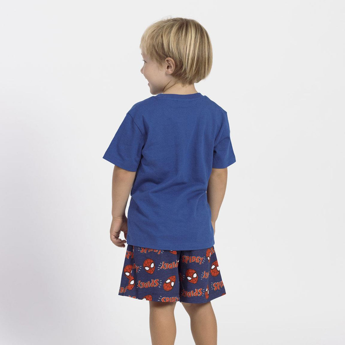 Spiderman Schlafanzug Kinder Pyjama T-Shirt & Short aus 100 % Baumwolle