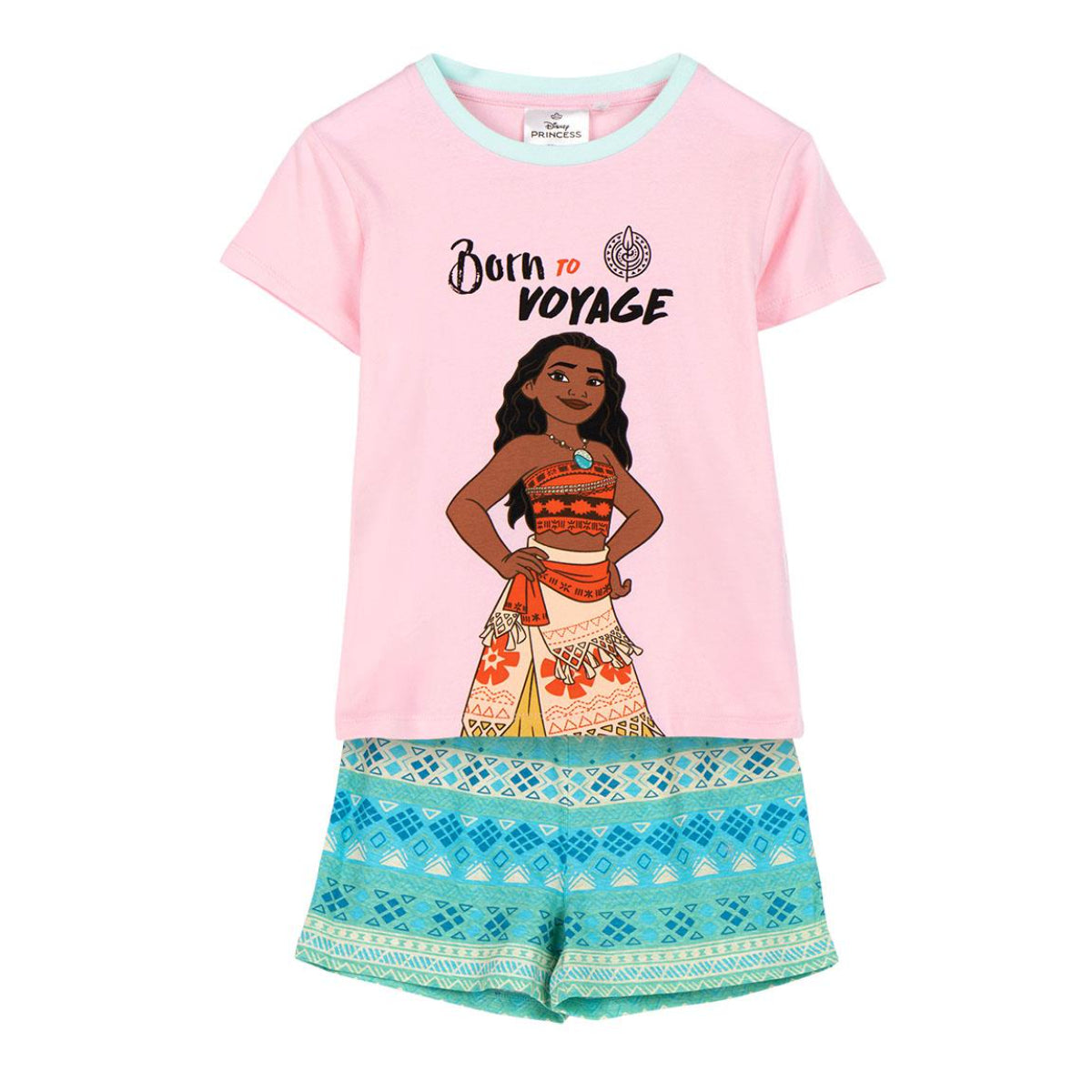 Disney Moana Schlafanzug Kinder Pyjama T-Shirt & Short aus 100 % Baumwolle