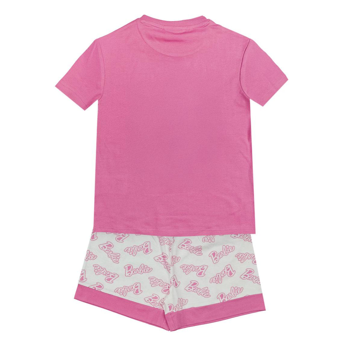 Barbie Schlafanzug Kinder Pyjama T-Shirt & Short aus 100 % Baumwolle