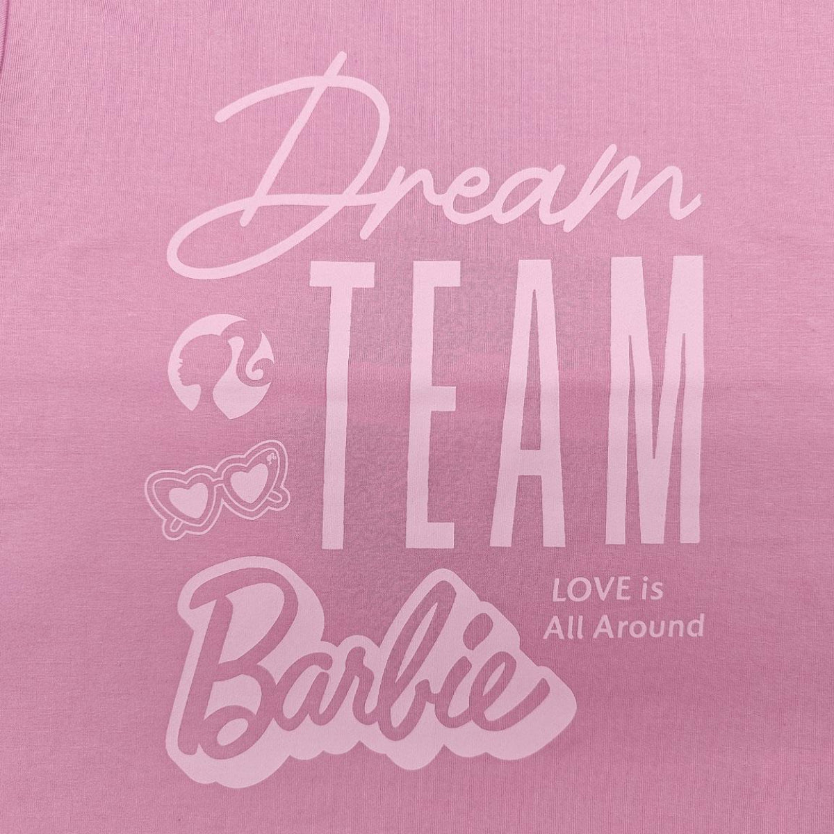Barbie Schlafanzug Kinder Pyjama T-Shirt & Short aus 100 % Baumwolle