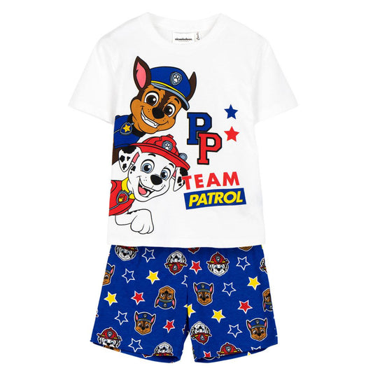 Paw Patrol Schlafanzug Kinder Pyjama T-Shirt & Short aus 100 % Baumwolle