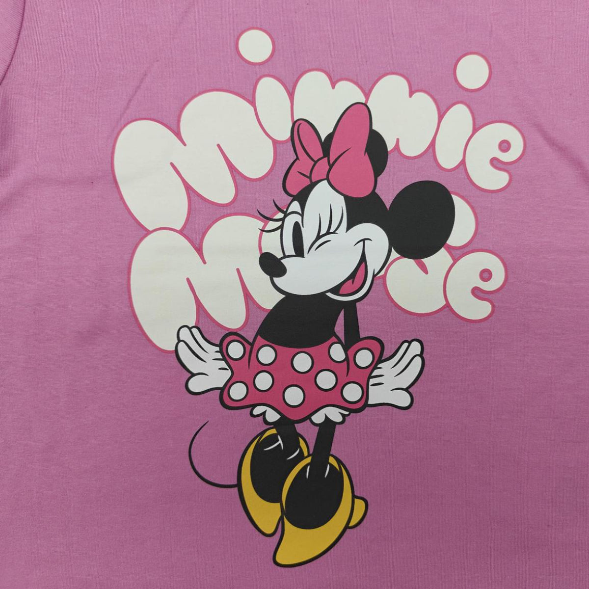 Disney Minnie Mouse Schlafanzug Kinder Pyjama T-Shirt & Short aus 100 % Baumwolle