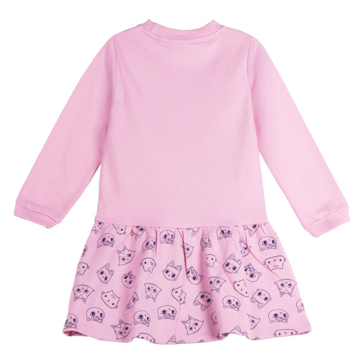 Gabby’s Dollhouse Kinder Kleid – French Terry Baumwollmix 240 gsm