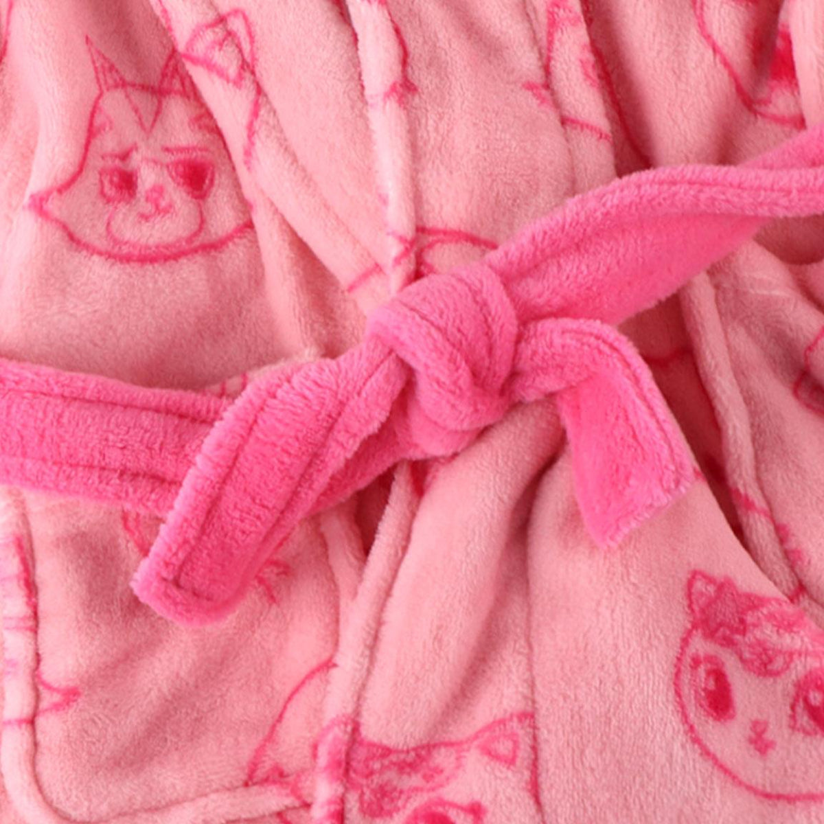 Gabby’s Dollhouse Kinder Bademantel – Coral Fleece 100 % Polyester