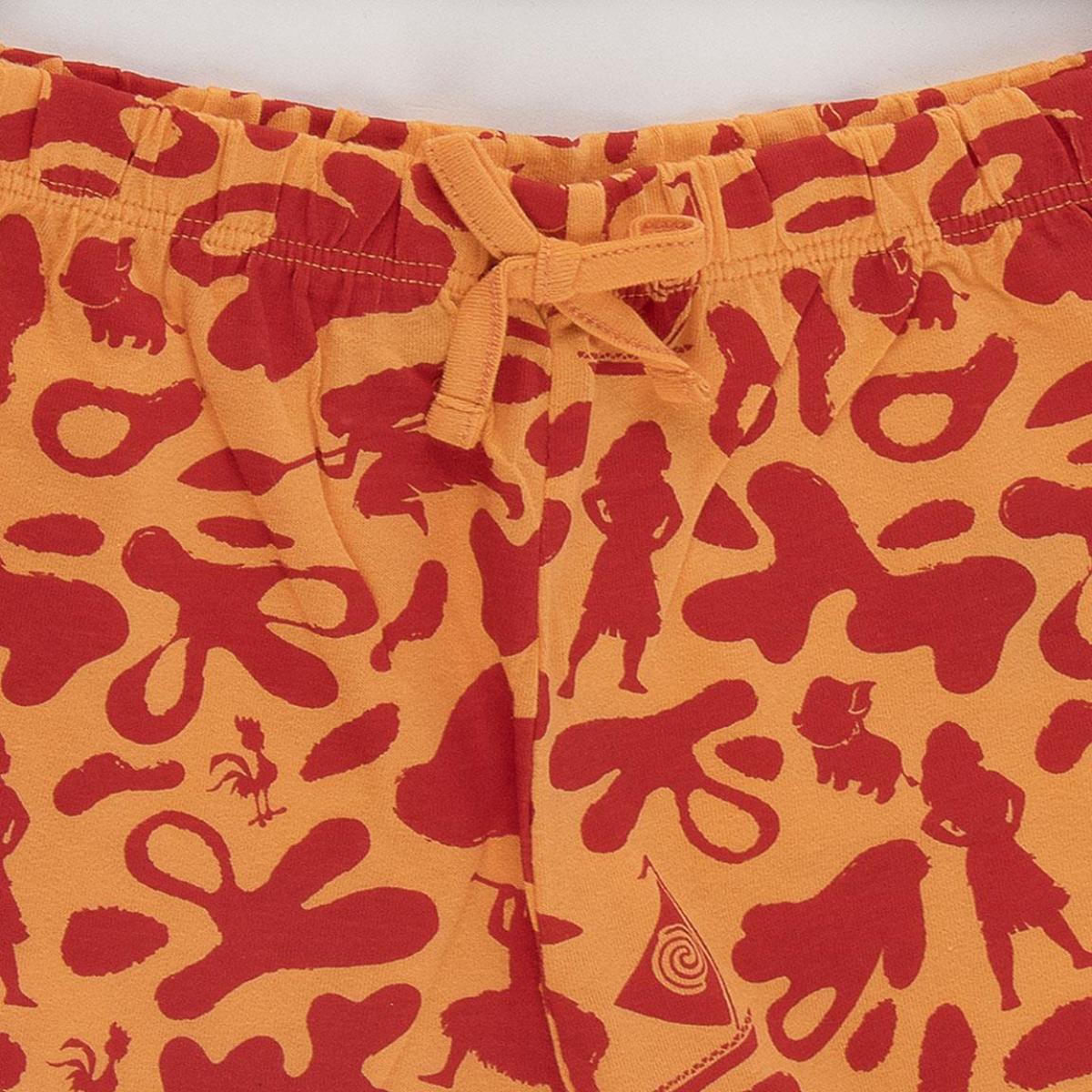 Disney Moana Kinder Pyjama kurz Zweiteiler Shirt Shorts Nachtwäsche Sommer Baumwolle