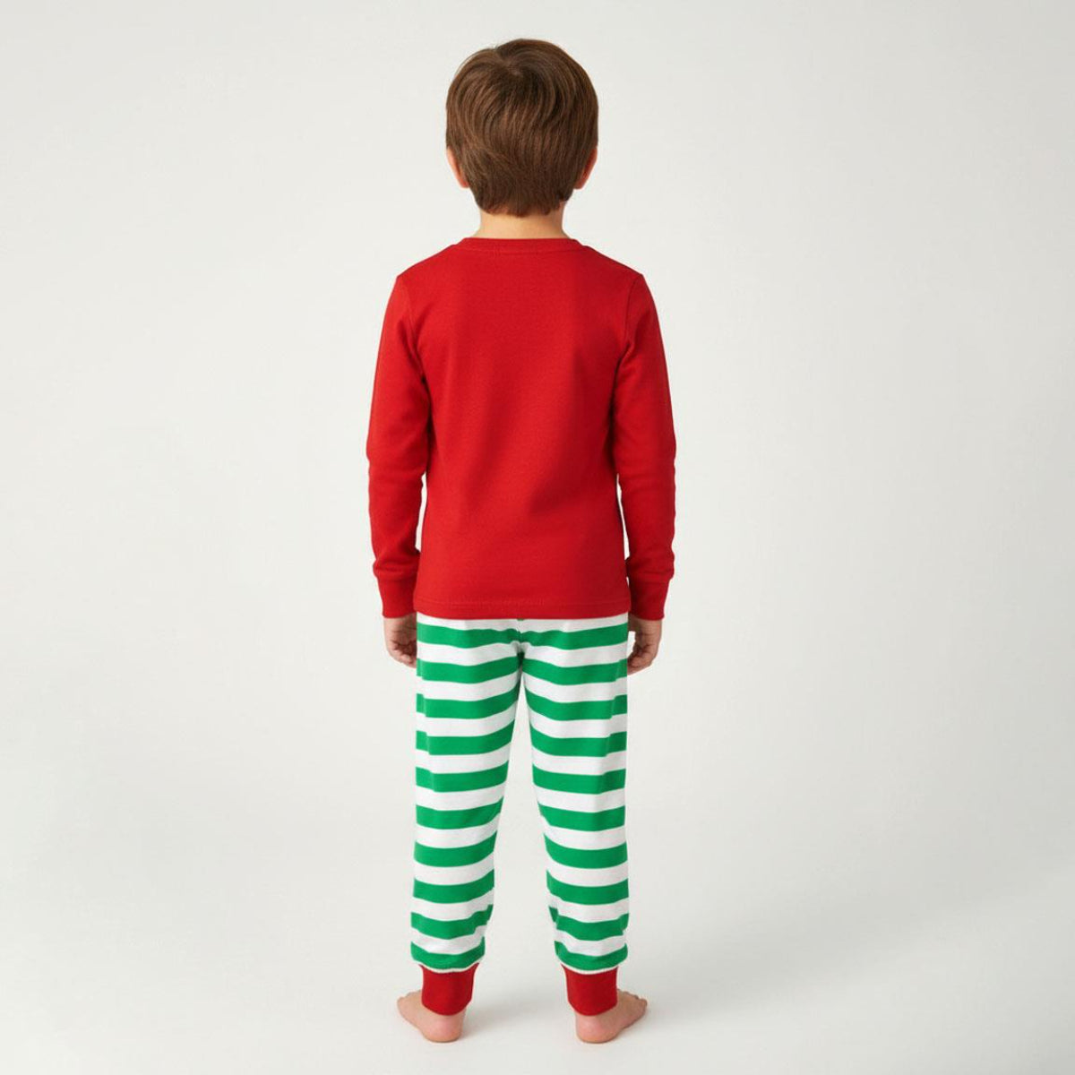 The Elf Kinder Pyjama Weihnachten Baumwollmix Zweiteiler Lang