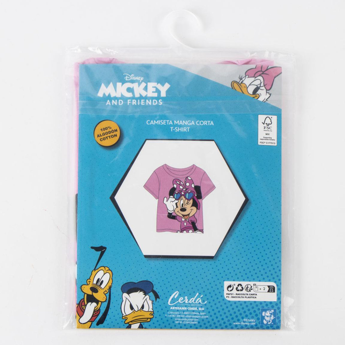 Disney Minnie Kurzarmshirt Kinder Baumwollshirt Freizeit Sommer Kleidung