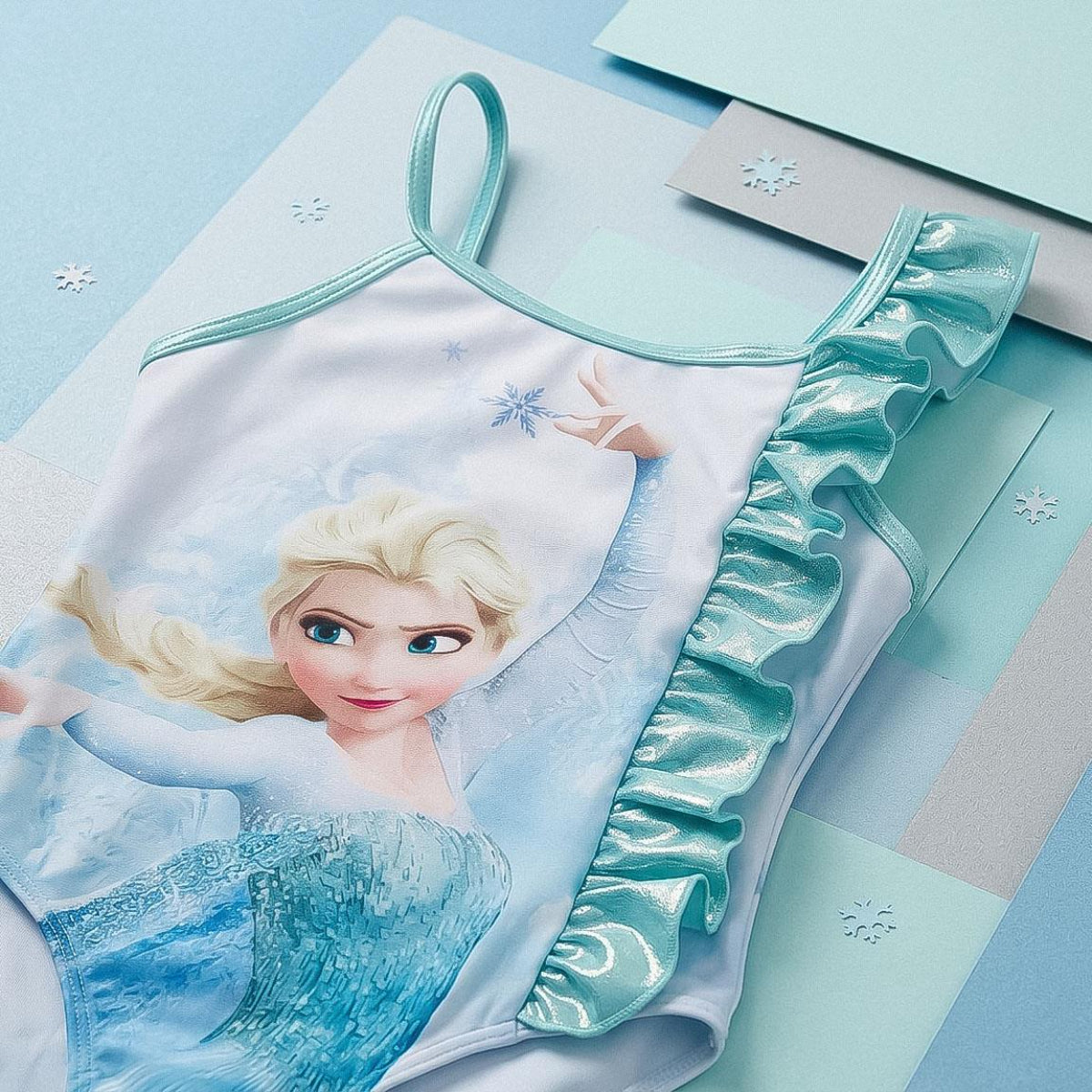 Disney Frozen Kinder Badeanzug Schwimmanzug Bademode Strand Pool Sommer
