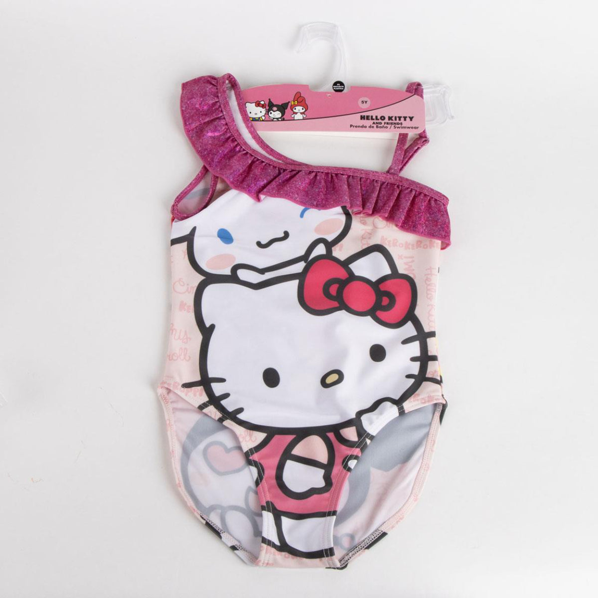 Hello Kitty Mädchen Badeanzug Einteiler Strand Pool Schwimmbad