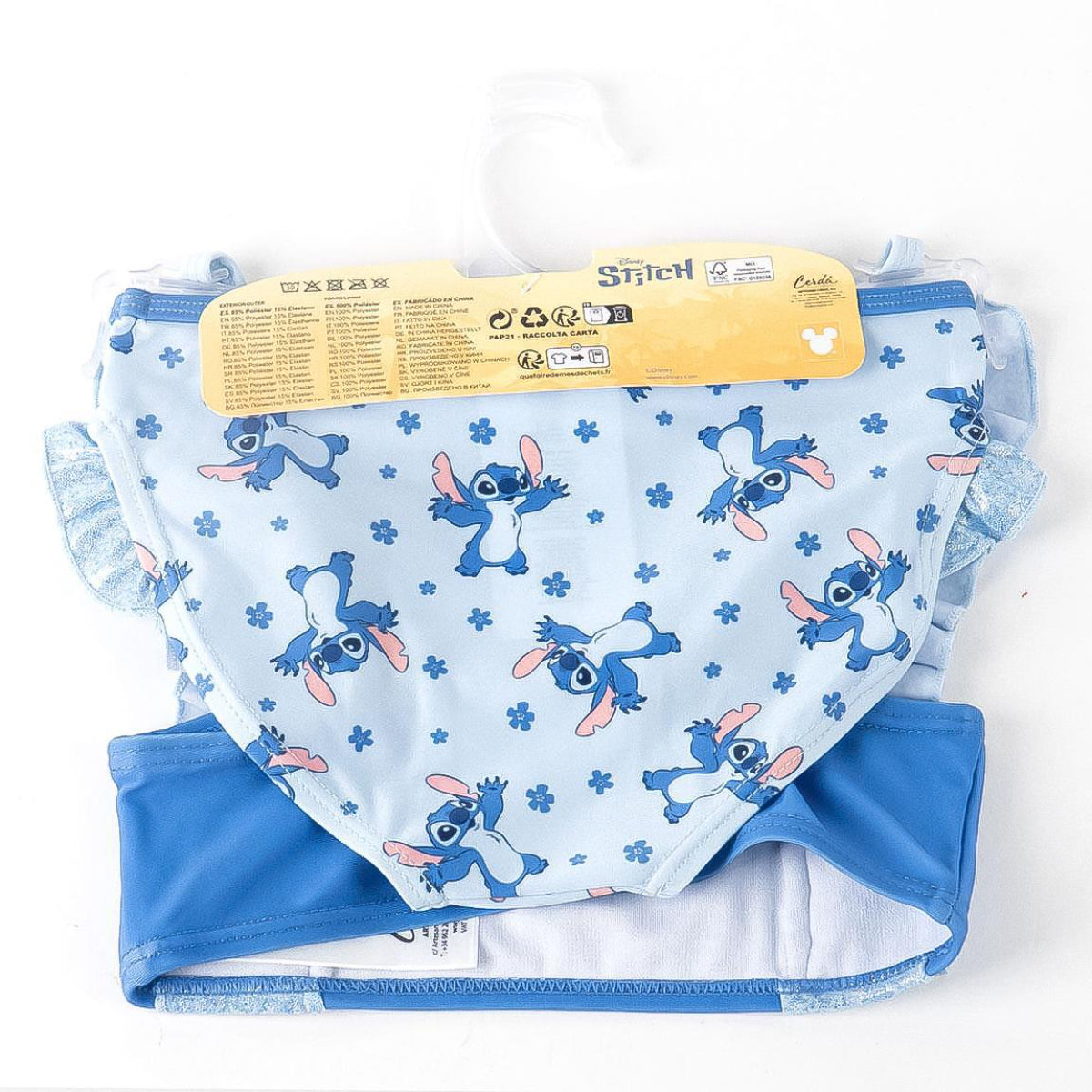 Disney Stitch Mädchen Bikini mit Fanmotiv für Sommer und Urlaub