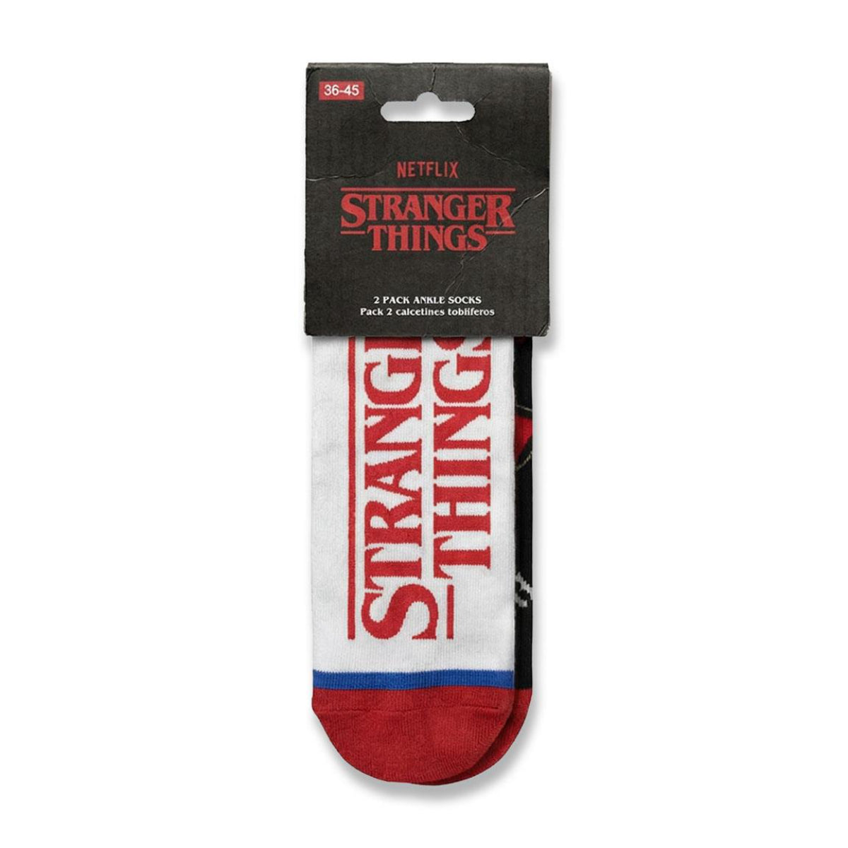 Stranger Things Unisex Kurzsocken Set 38 bis 45 bequemer Materialmix