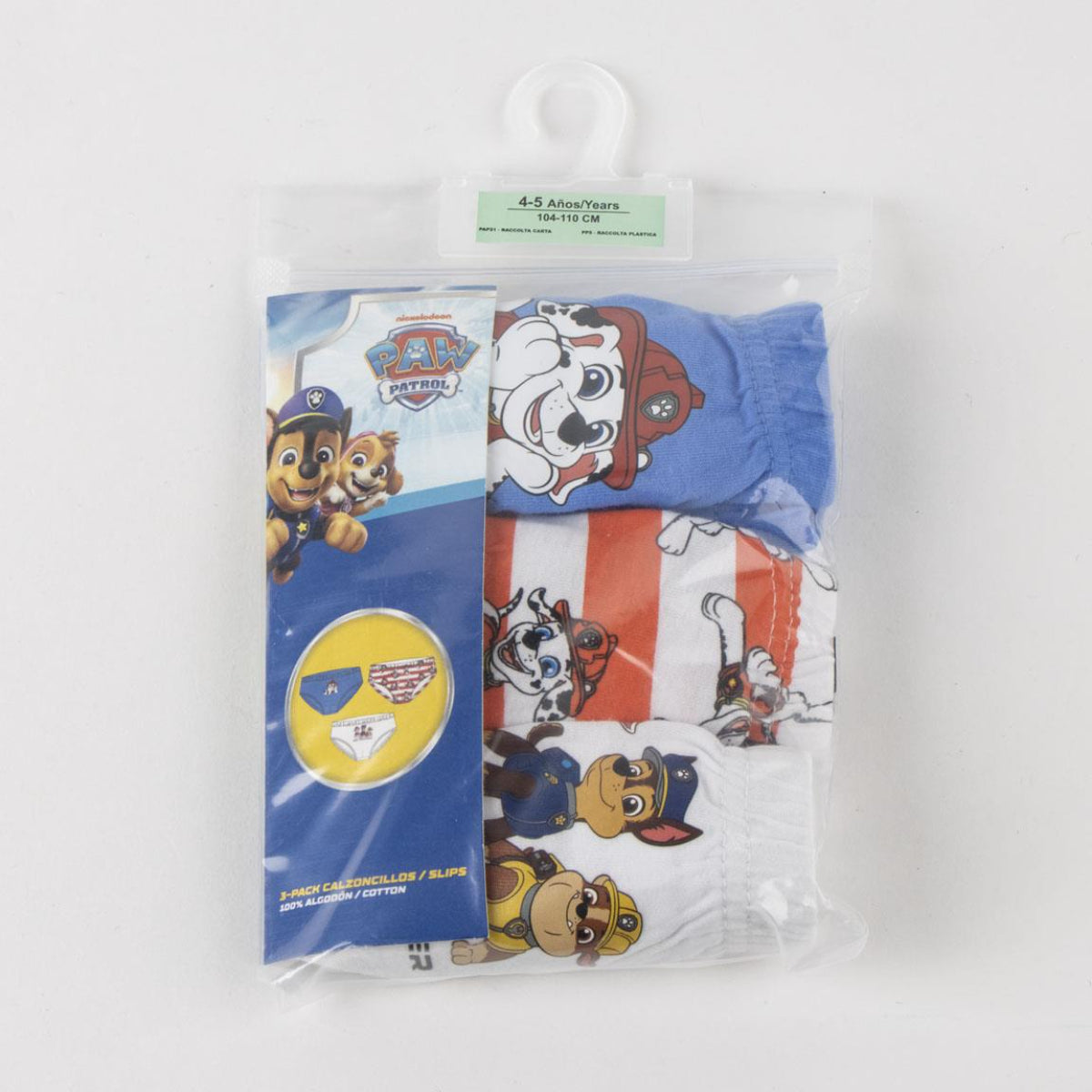Paw Patrol Kinder Unterwäsche Set Jungen 3 teilig Baumwolle