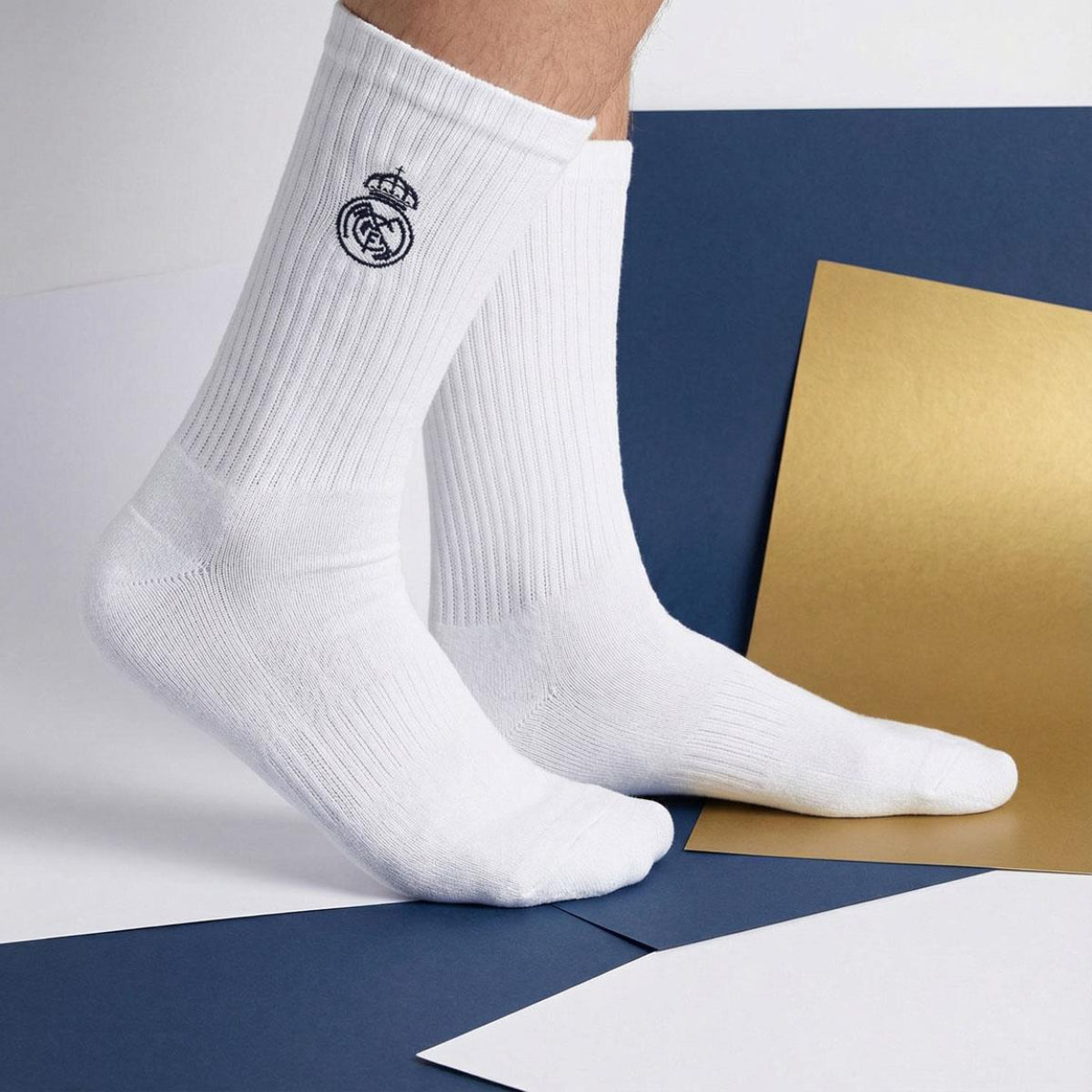 Real Madrid Sockenpack 2 Paar Herren Baumwollsocken Alltag Freizeit