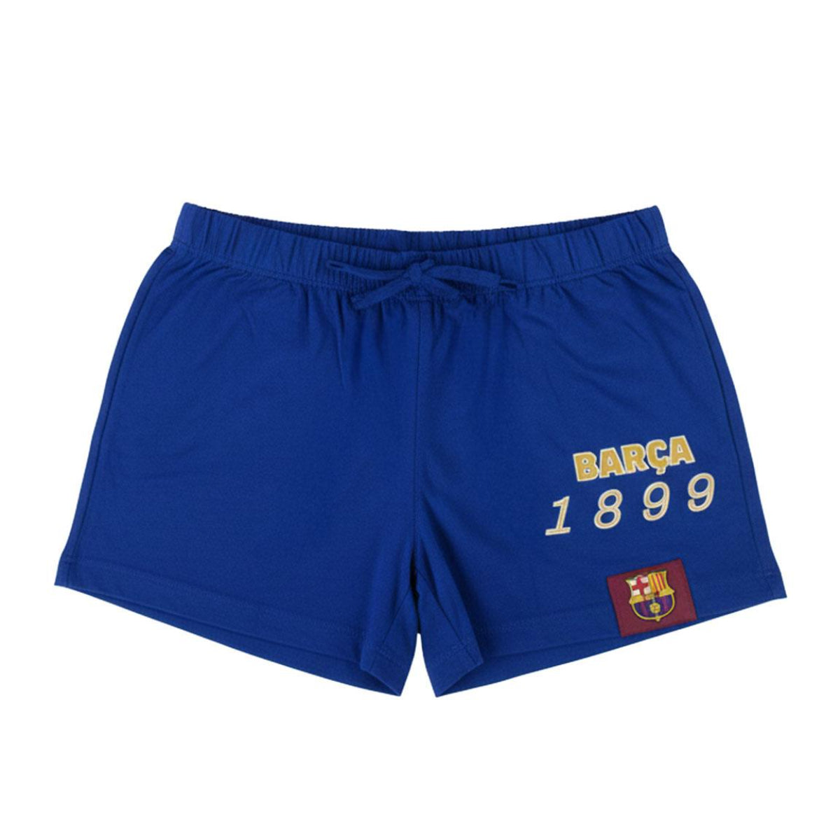 FC Barcelona Kinder Sommer Pyjama Kurz Baumwolle bequem Nachtwäsche