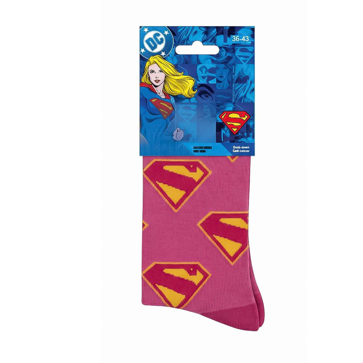 Superman Supergirl Erwachsenen Socken für Alltag Reisen und Zuhause