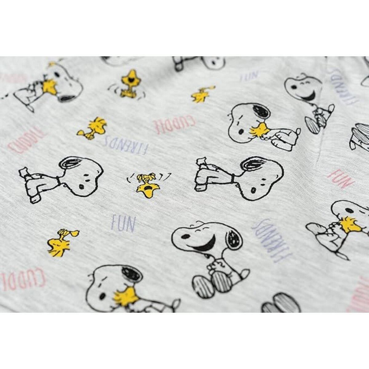 Snoopy Pyjama Set Damen Baumwolle Ärmellos mit Tanktop und Shorts