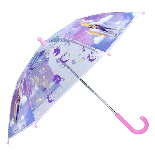 Unicorn Academy Schirm Ø 71 cm Bunter Regenschirm für Kinder