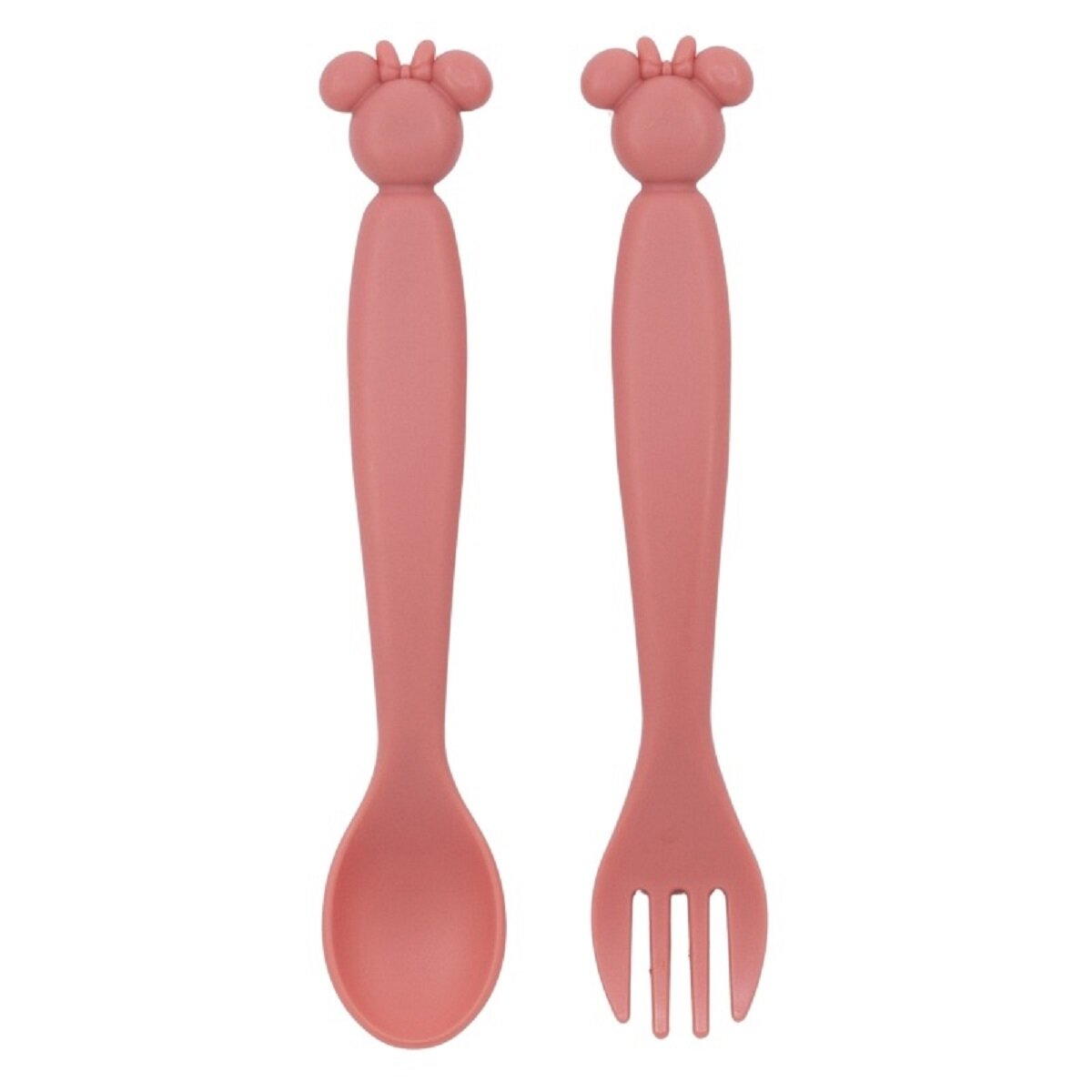 Disney Minnie Mouse Kinderbesteck Set 2-teilig – Löffel & Gabel mit Motivgriffen