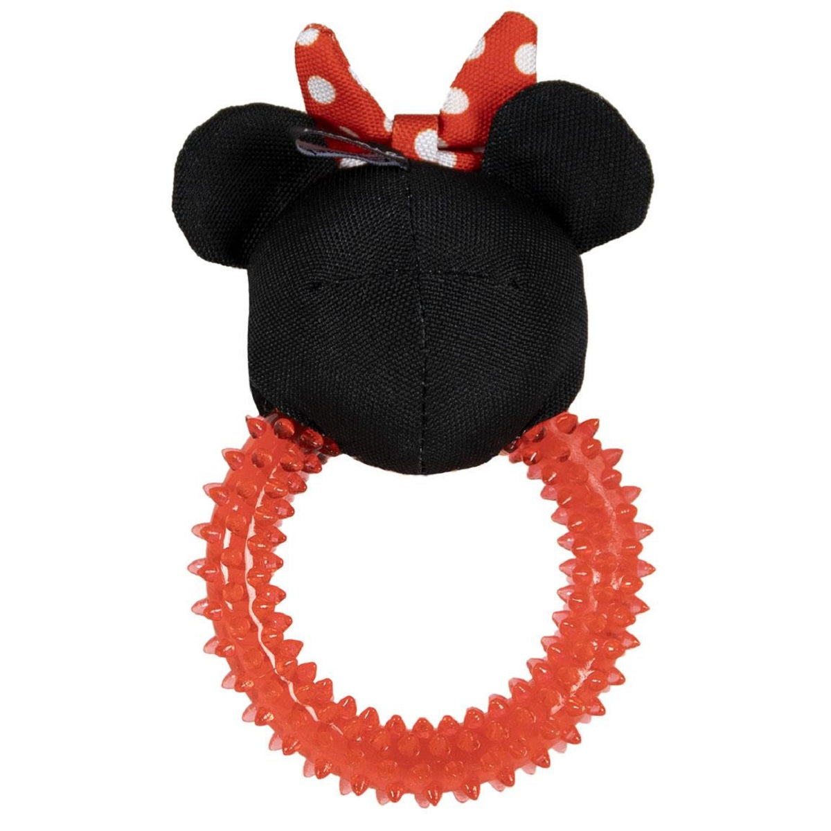 Disney Minnie Mouse Hundespielzeug – Beißring mit Quietscher & Zahnpflege