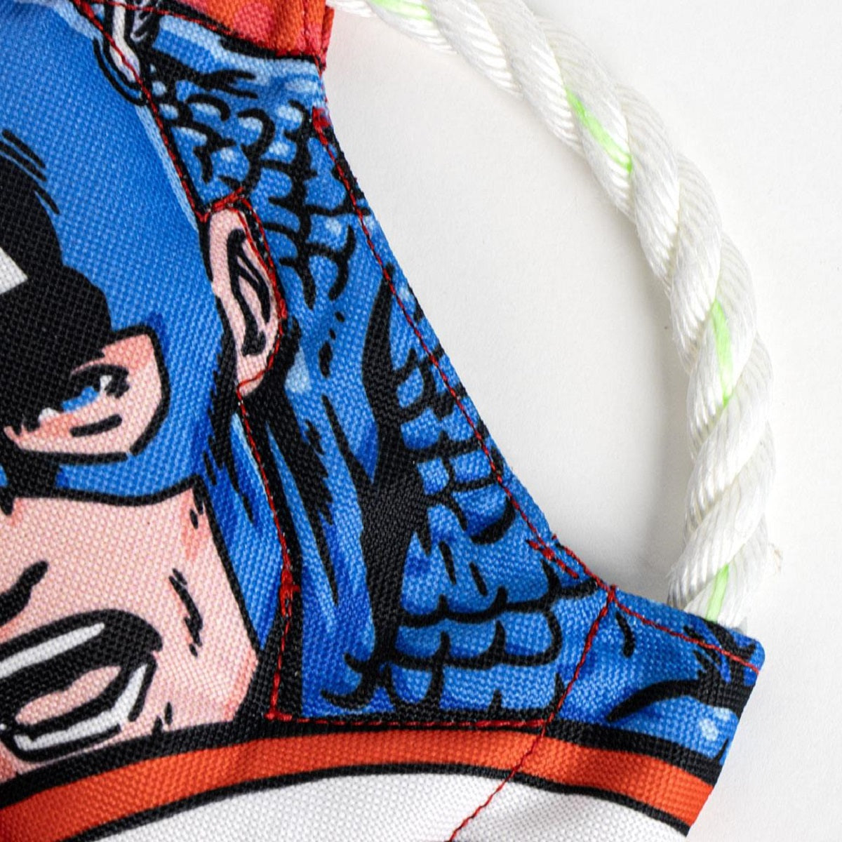 Captain America Kau- & Zahnspielzeug für Hunde – Ideal für kräftiges Kauen