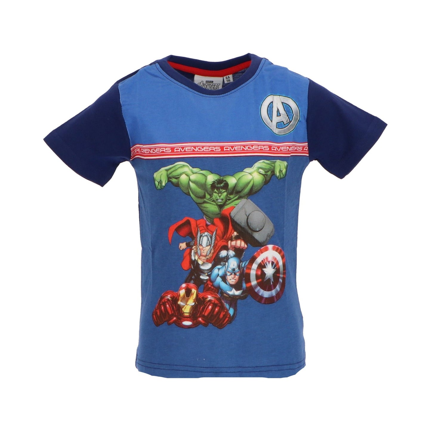 Avengers Kinder T-Shirt aus Baumwolle mit Print kurzarm