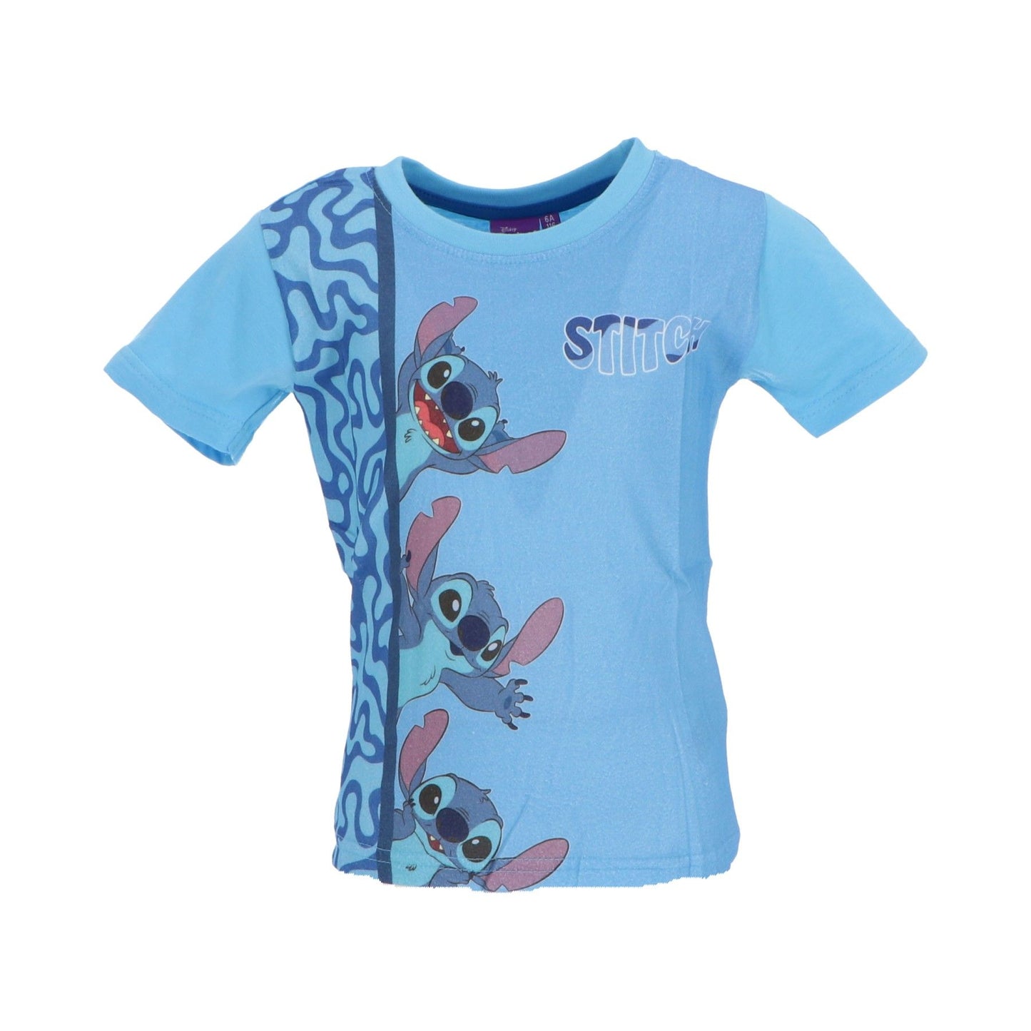 Lilo & Stitch kurzärmeliges Kinder T-Shirt aus weicher Baumwolle