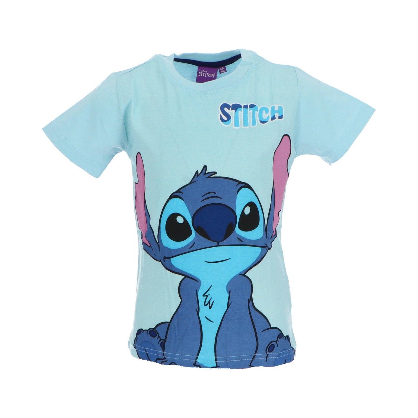 Lilo & Stitch Kinder T-Shirt mit Print aus Baumwolle kurzarm