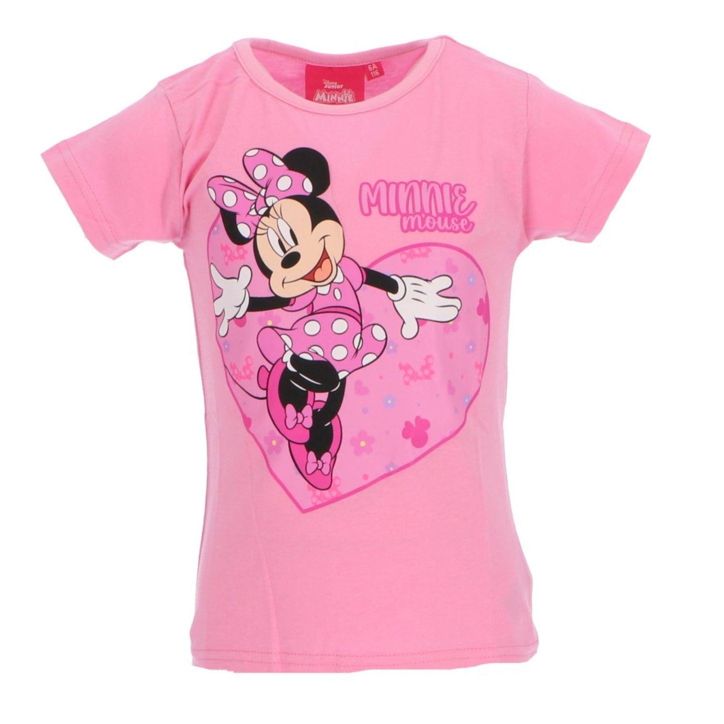 Disney Minnie Mouse Kinder T-Shirt mit Aufdruck aus Baumwolle kurzarm