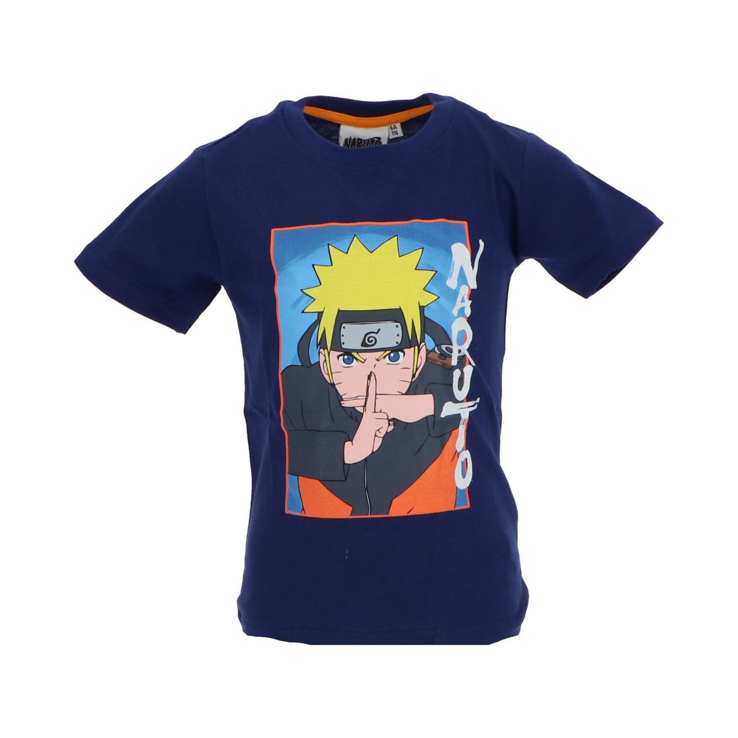 Naruto T-Shirt für Kinder aus weicher Baumwolle mit Motiv kurzarm