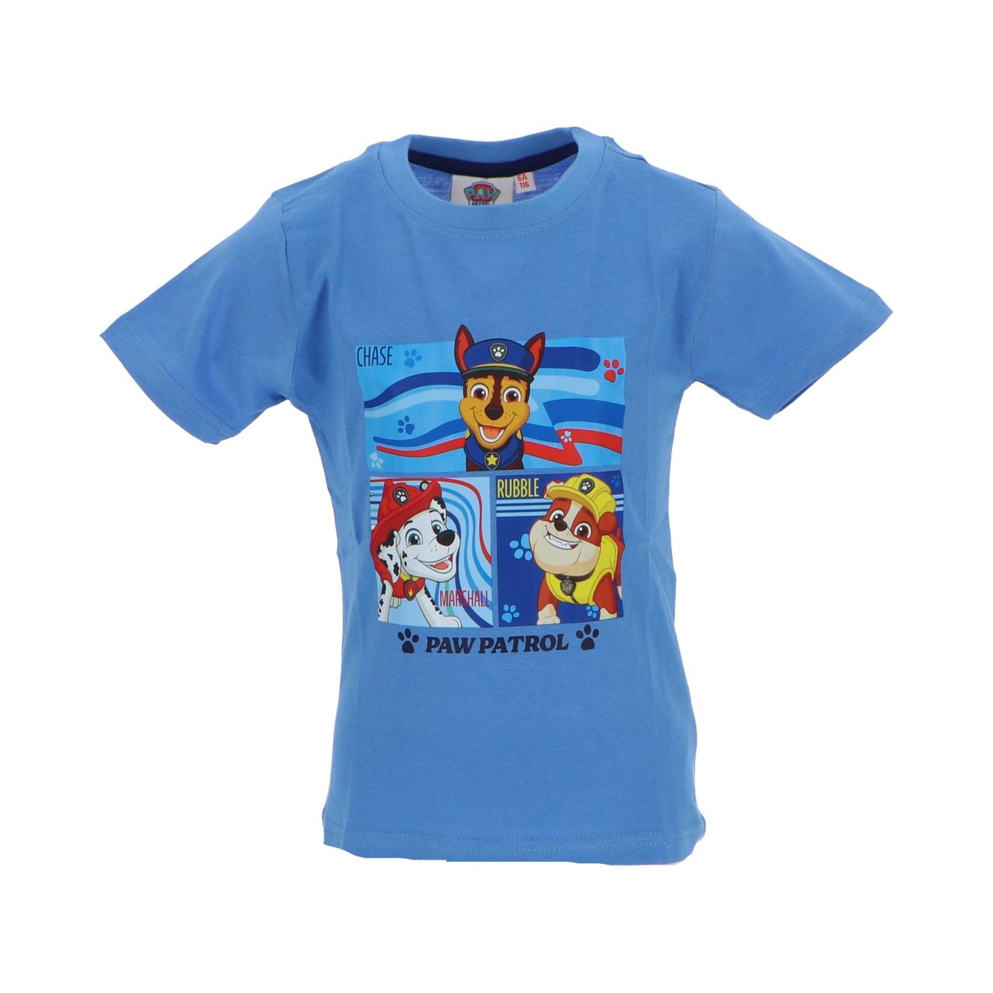 Paw Patrol Kinder T-Shirt mit Aufdruck aus Baumwolle kurzarm