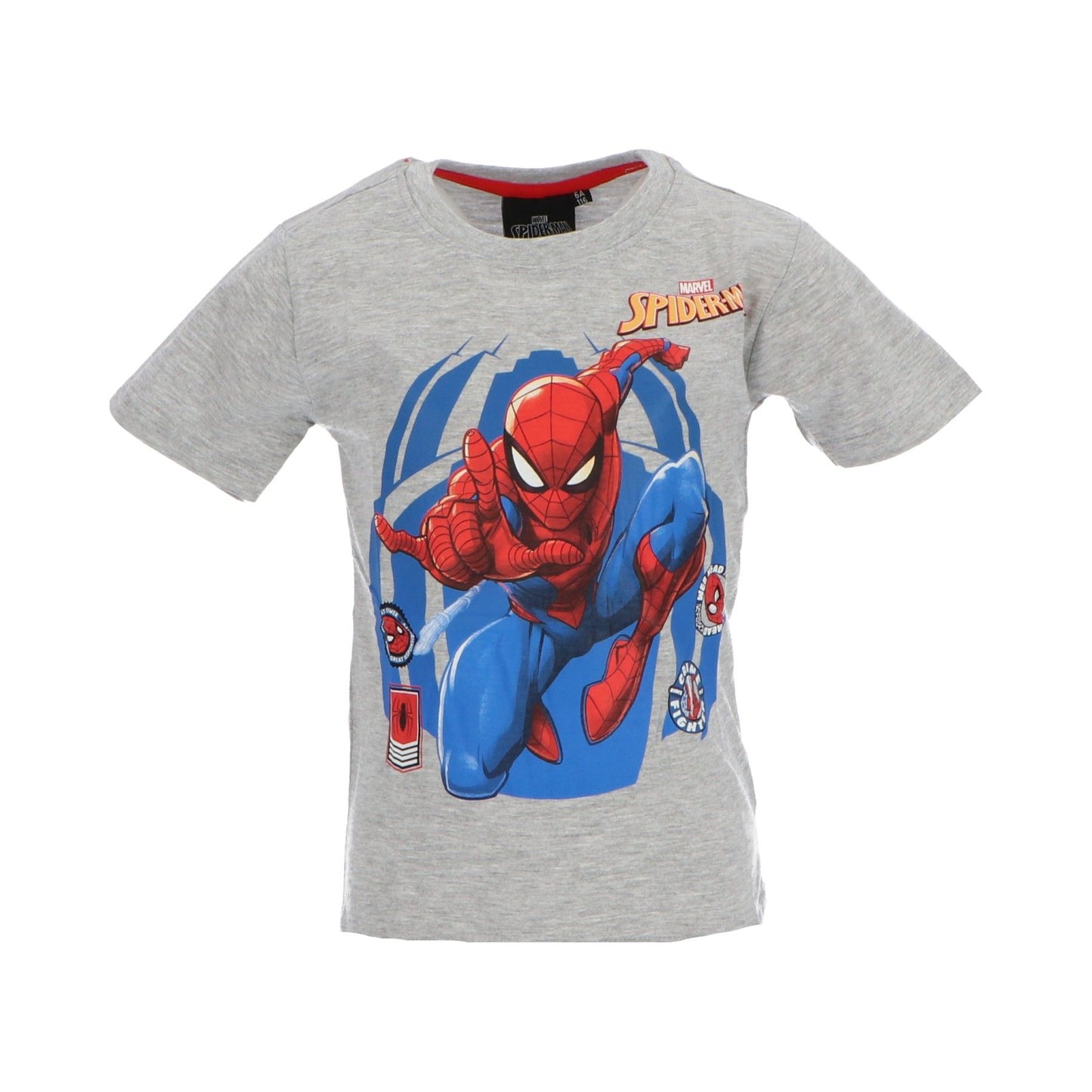 Spiderman T-Shirt für Kinder mit Print aus Baumwolle kurzarm