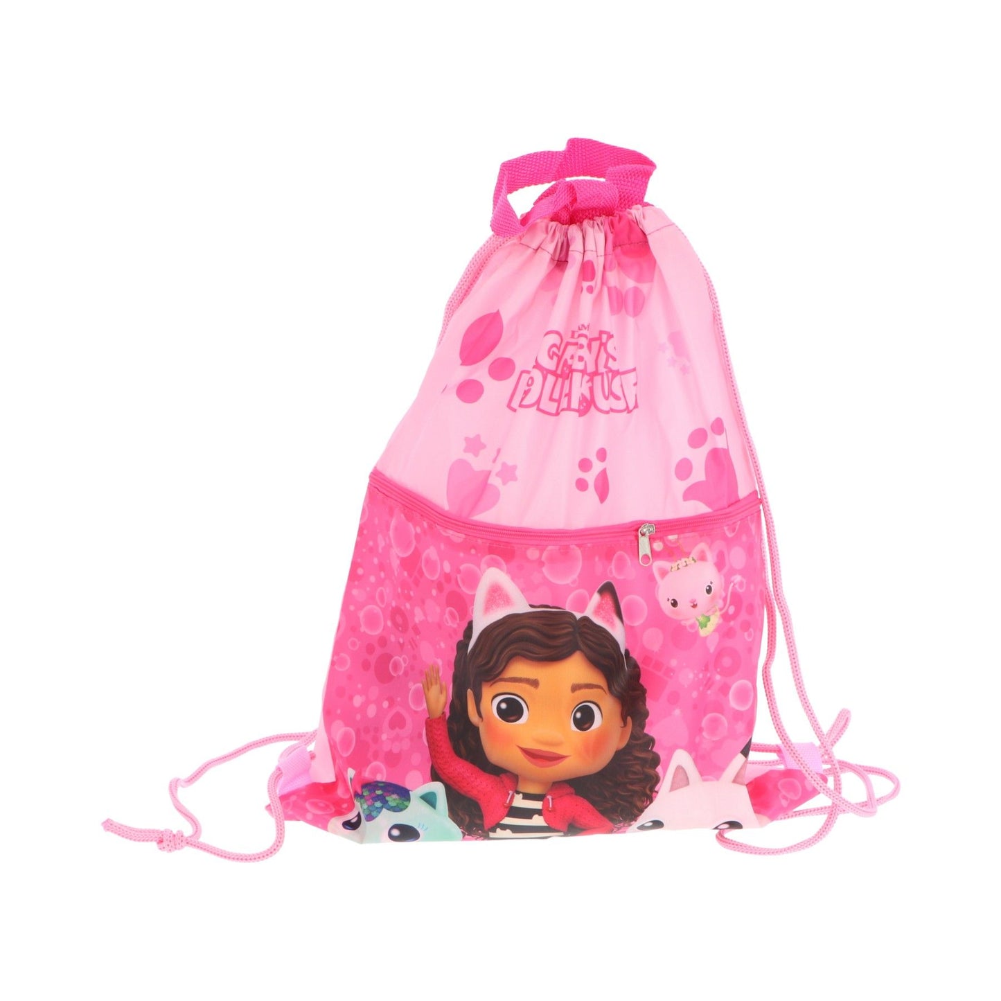 Gabby's Dollhouse Turnbeutel für Kinder – Leichter Sportbeutel 45x34,5 cm