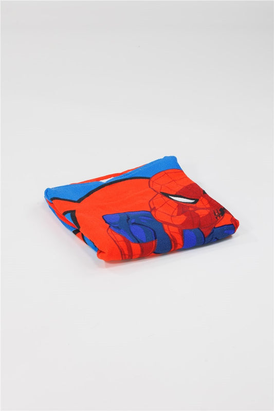 Spiderman Kinder Badeponcho mit Kapuze aus Polyester 55 x 110 cm