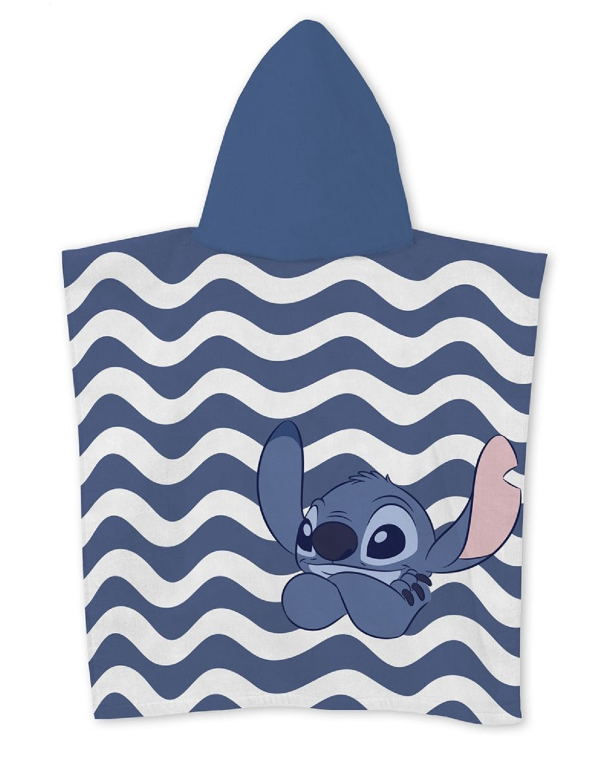 Lilo & Stitch Kinder Badeponcho – Kapuzenhandtuch aus Polyester 55 x 110 cm