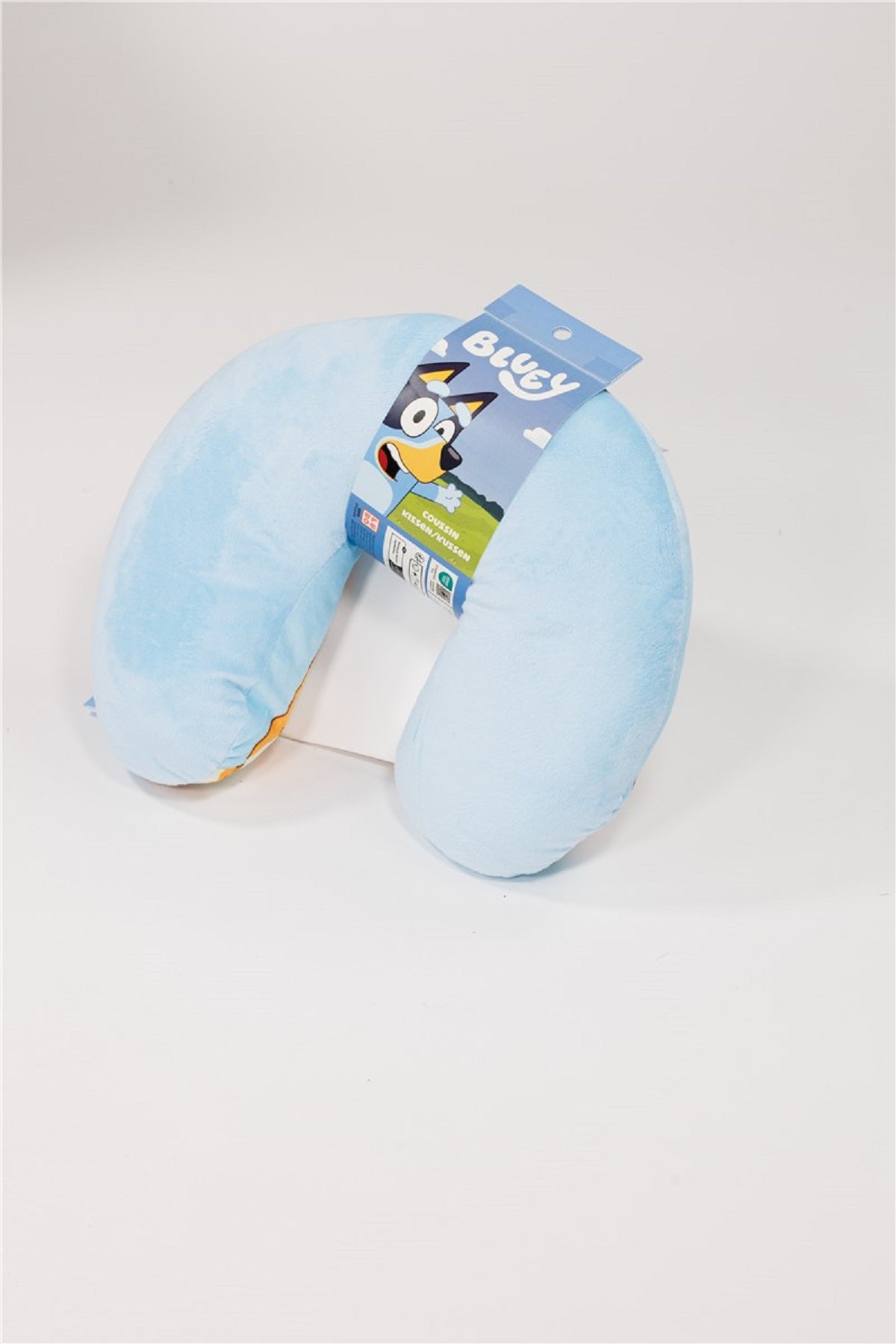 Bluey U-förmiges Reisekissen – Weiches Nackenkissen für Flugzeug, Auto & Zug