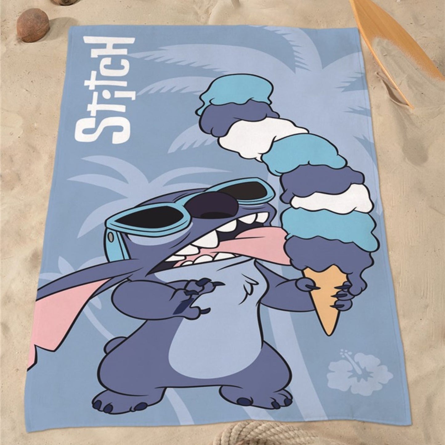Lilo & Stitch Handtuch Badehandtuch Strandtuch 70x140 cm aus Mikrofaser