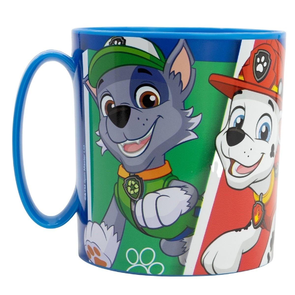 Paw Patrol Becher Mikrowellengeeigneter Kunststoffbecher 390 ml – Motivbecher für Kinder