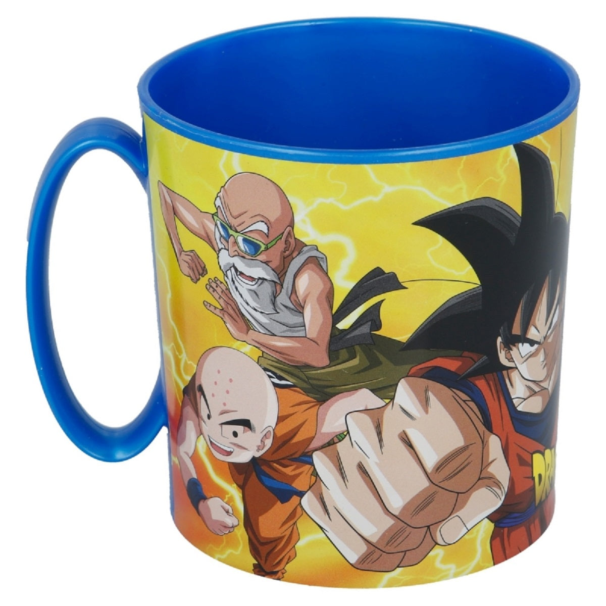 Dragon Ball Becher Mikrowellengeeigneter Kunststoffbecher 390 ml – Motivbecher für Kinder