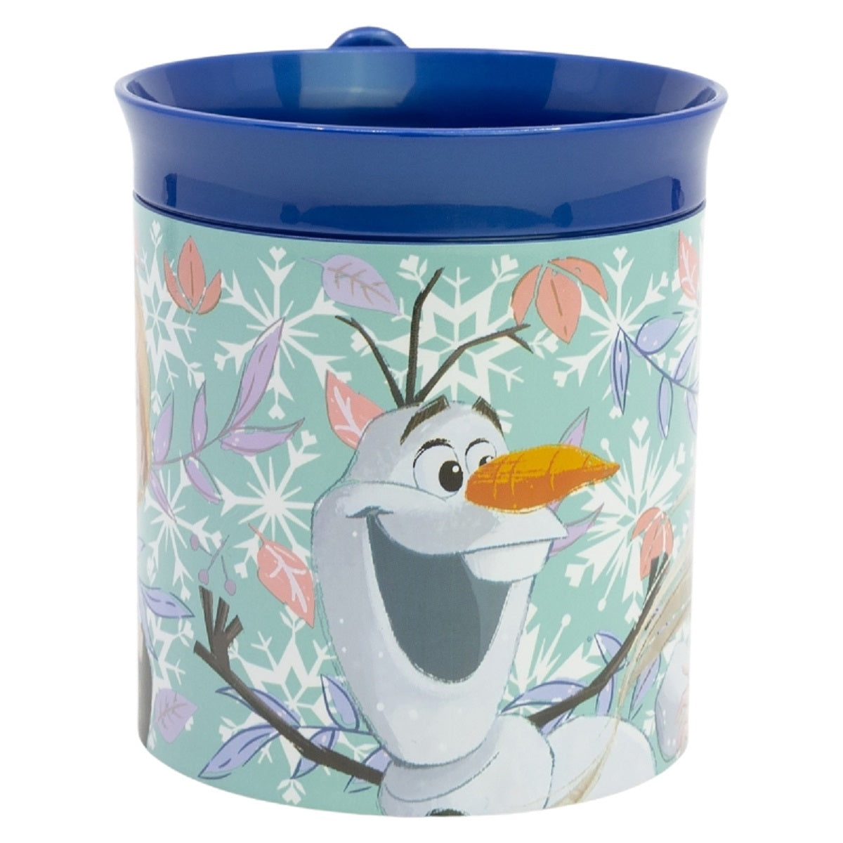 Disney Frozen Becher Mikrowellengeeigneter Kunststoffbecher 400 ml – Motivbecher für Kinder