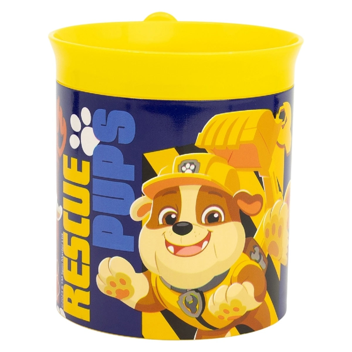 Paw Patrol Becher Mikrowellengeeigneter Kunststoffbecher 400 ml – Motivbecher für Kinder